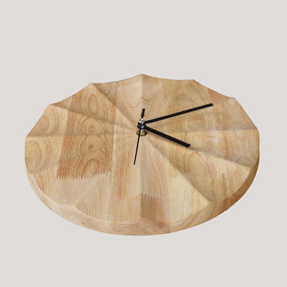 AuraClock | Skandinavische Holzwanduhr – minimalistische Wohndekoration für stilvolles Wohnen