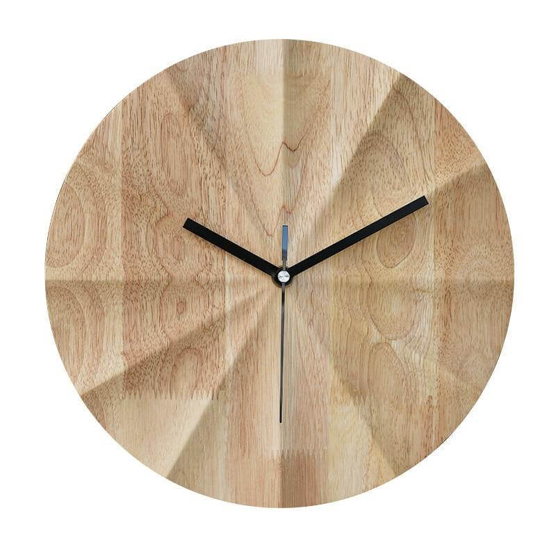 AuraClock | Skandinavische Holzwanduhr – minimalistische Wohndekoration für stilvolles Wohnen